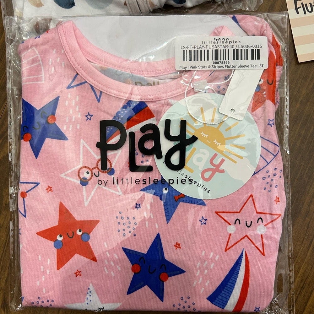 Little Sleepies Flutter Tee3T